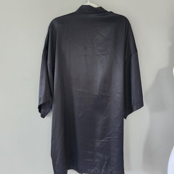 Victoria's Secret Kimono Style Robe, Black, Like New, One Size - Picture 6 of 10